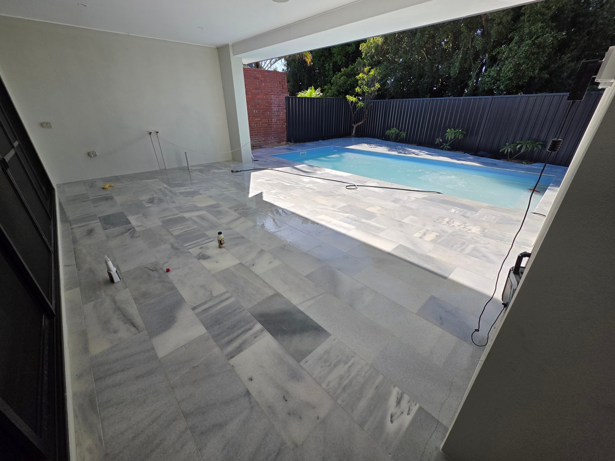 Marble Pool Coping & Surround